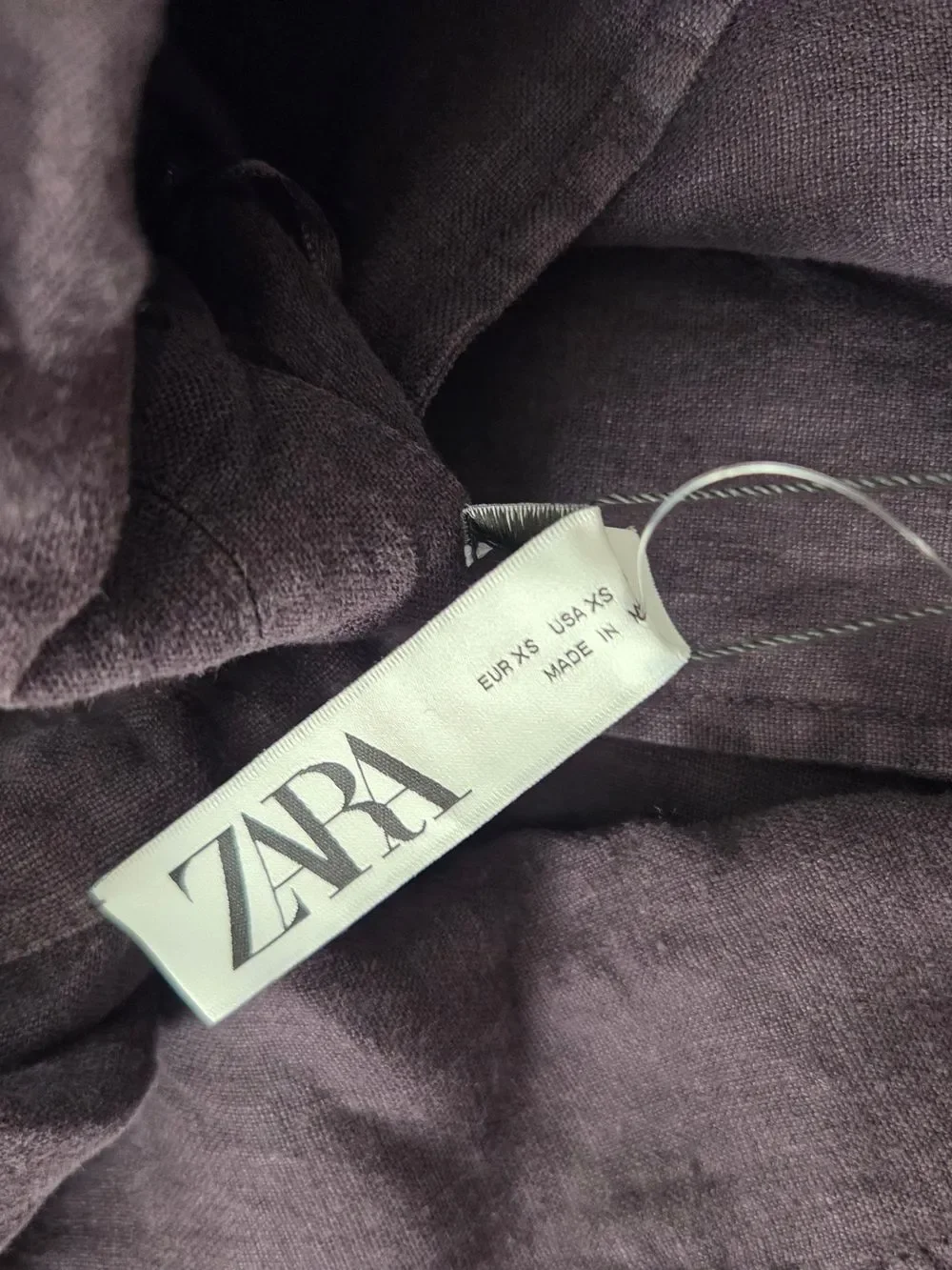 ZARA RELAXED FIT LINEN BLAZER LIMITED EDITION Size XS